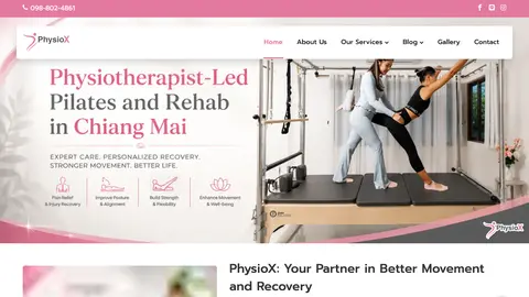 หน้าแรกเว็บไซต์ rehabchiangmai.com